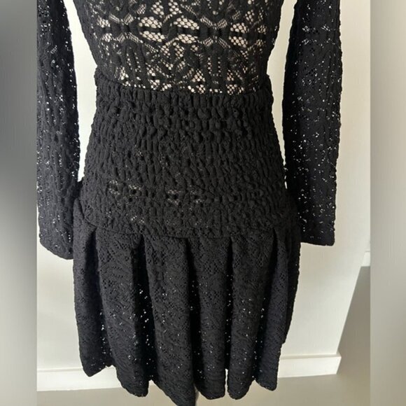 Maje Black Lace Dress - Picture 5 of 16